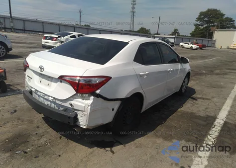 2015 Toyota Corolla L из США, поврежденный, VIN 2T1BURHE4FC399589